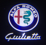 LED Λογότυπα πόρτας (προτζεκτόρες - 2 τεμάχια) για Alfa Romeo (Visual 5)